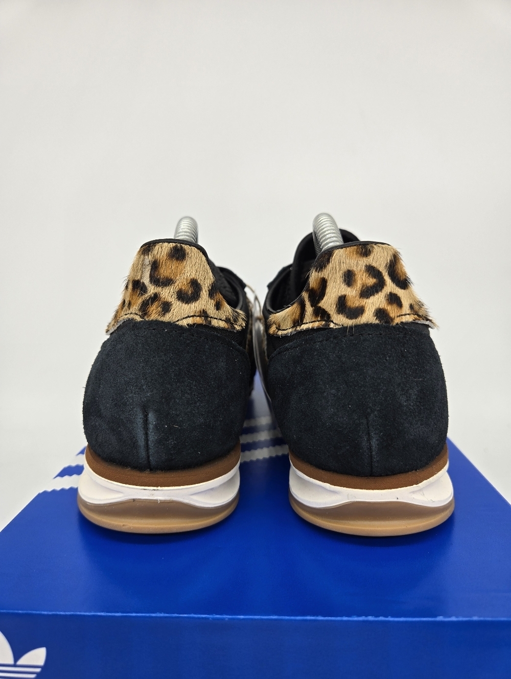 adidas Women's SL72 OG JR1640 Leopard Black Gum Shoes Size 7.5 New - Picture 4 of 8